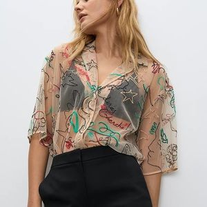 Aritzia Babaton Consolas Button Up